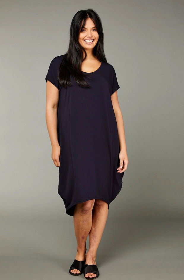 Tulip Dress-French Navy