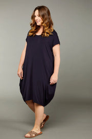 Tulip Dress-French Navy