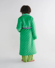Purple Pear Quilted Velvet Robe