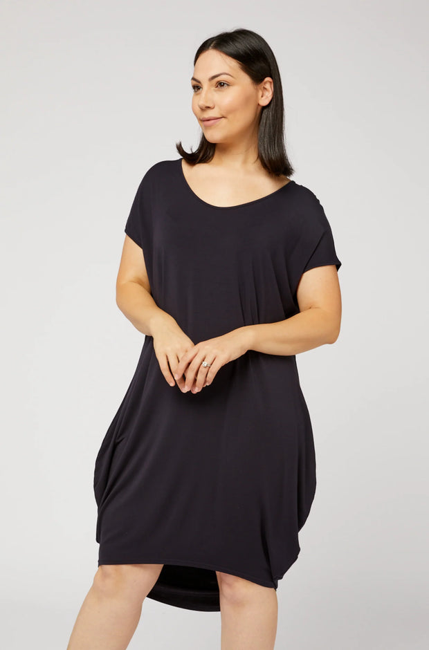 Tulip Dress-French Navy