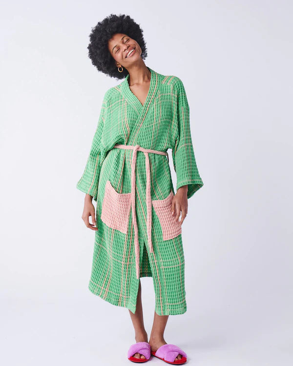 Purple Pear Quilted Velvet Robe