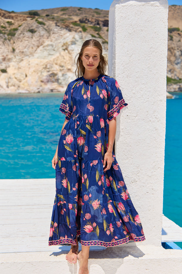 Amisha maxi dress, Frolic print
