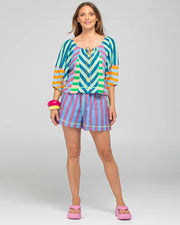 Lucia Top- Capri Spliced