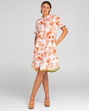 Cuba Shirt Dress, Western Palm