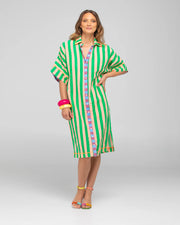 Maui Shirt Dress- Capri Peach