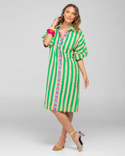 Maui Shirt Dress- Capri Peach