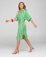 Maui Shirt Dress- Capri Peach