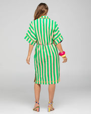 Maui Shirt Dress- Capri Peach