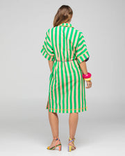 Maui Shirt Dress- Capri Peach