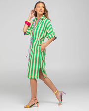 Maui Shirt Dress- Capri Peach