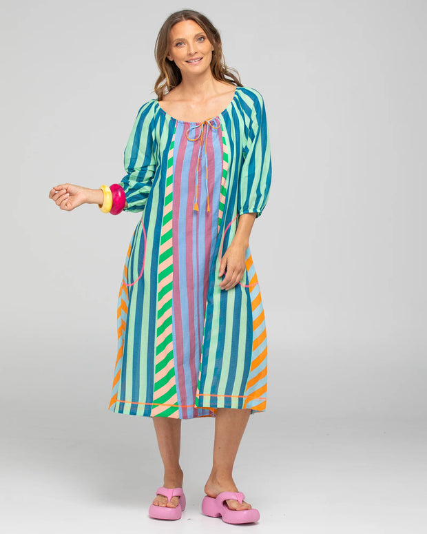 Lucia Dress- Capri Spliced