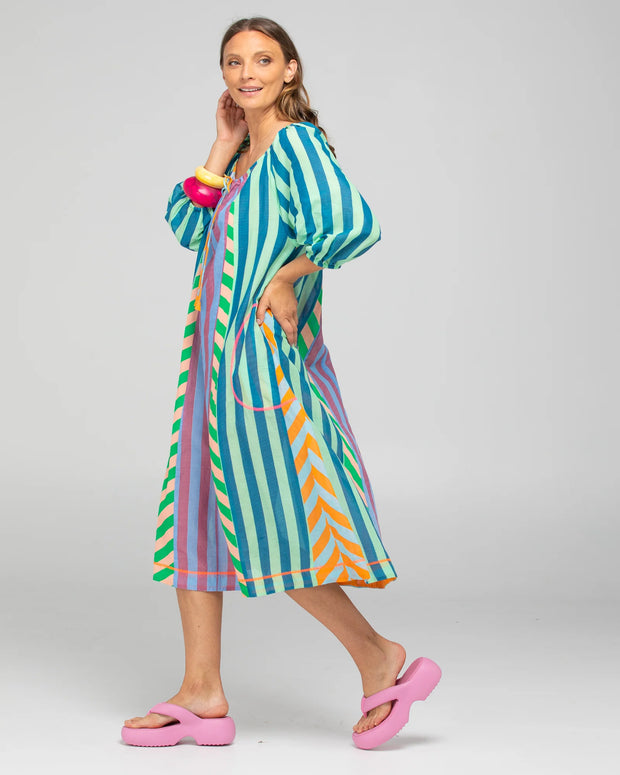 Lucia Dress- Capri Spliced