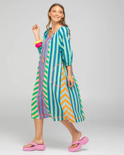 Lucia Dress- Capri Spliced