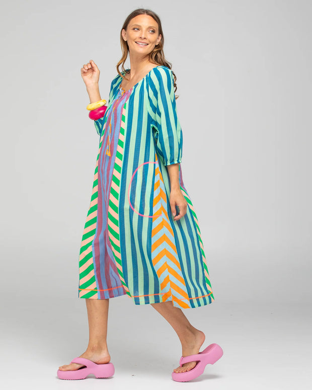 Lucia Dress- Capri Spliced