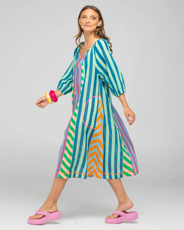 Lucia Dress- Capri Spliced