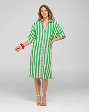 Maui Shirt Dress- Capri Peach