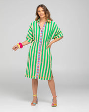 Maui Shirt Dress- Capri Peach