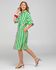 Maui Shirt Dress- Capri Peach