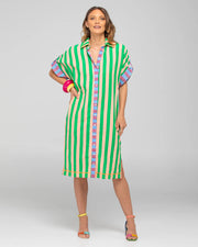 Maui Shirt Dress- Capri Peach