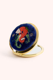 Embroidered Mirror - Elegant Fox