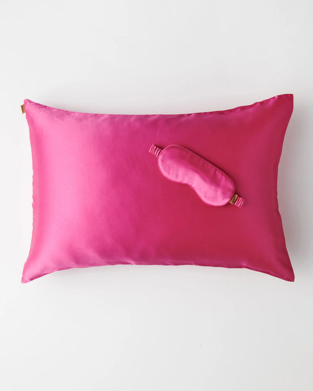 Perfect Pink Silk Eye Mask – One Size