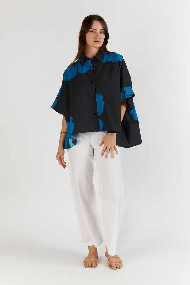 Poppy Shirt - Blue