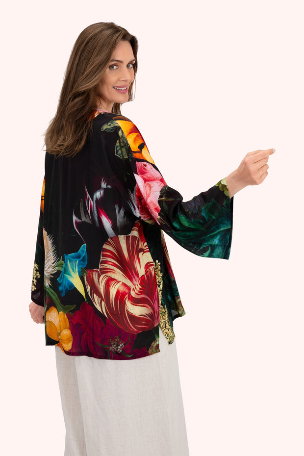 Mid-length Kimono - Opulent Florals