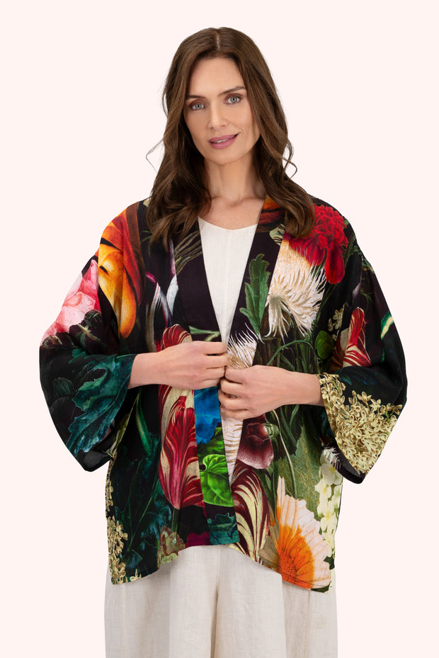 Mid-length Kimono - Opulent Florals