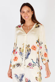 Flamingo Shirt, Cream