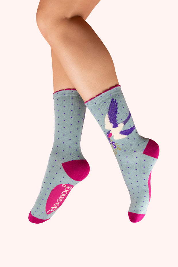 Ankle Socks - Swooping Swallow