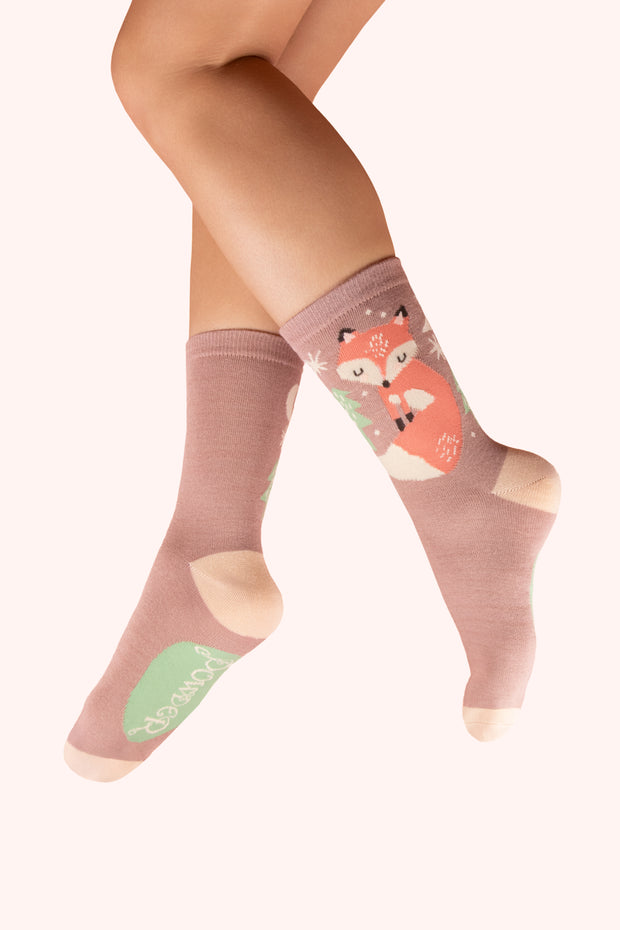 Ankle Socks - Scandi Fox Mocca