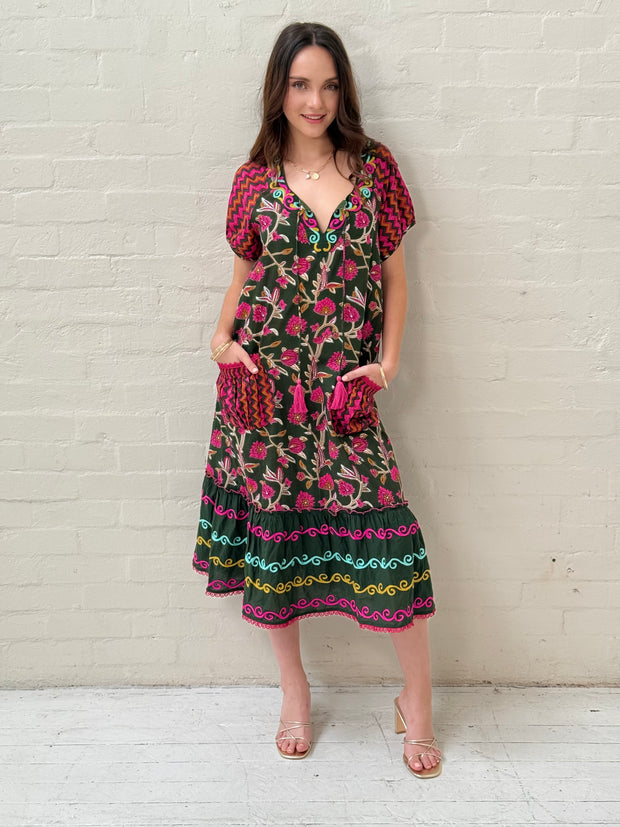 Sao Paulo Maxi dress, Dreamy Patch