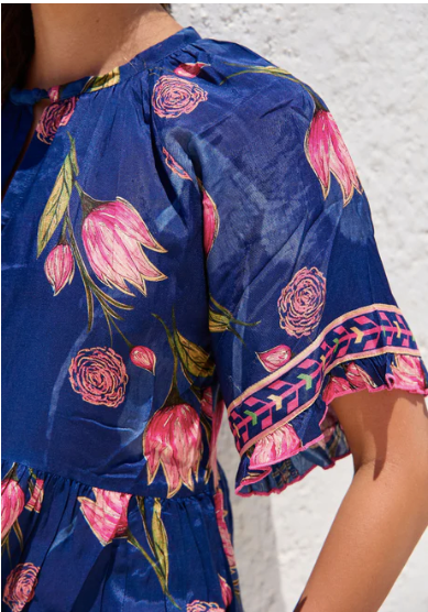 Amisha maxi dress, Frolic print