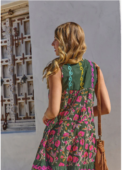 Lulu Dress, Dreamy patch print