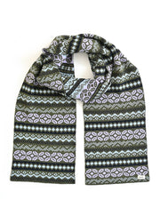 Dahlia Scarf in Merino Wool – Moss