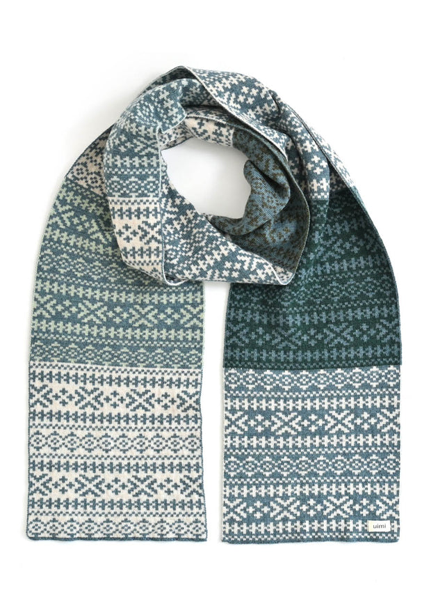 Ingrid Scarf in Merino Wool – Duck Egg