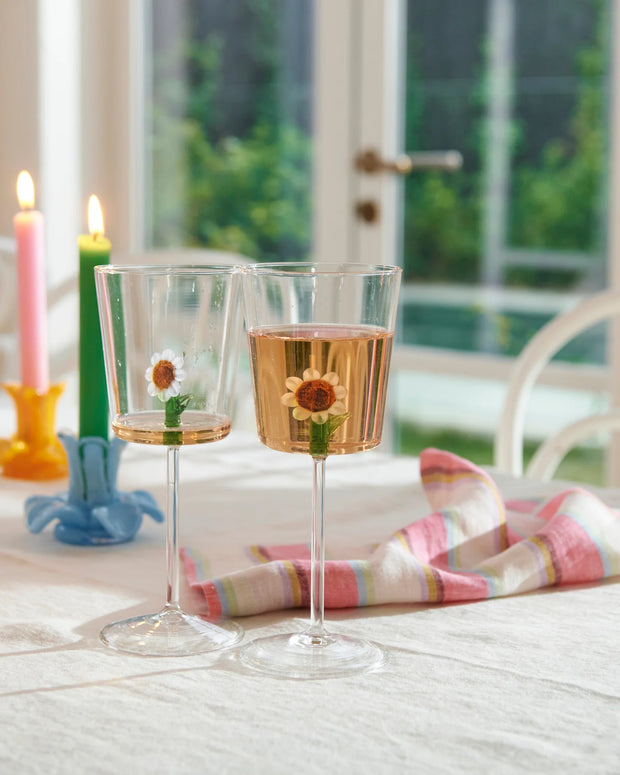 Fleur Wine Glass 2P Set