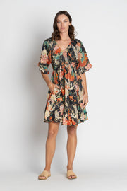 Hoshino Tie Dress - Black