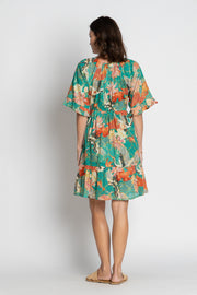 Hoshino Tie Dress - Sea