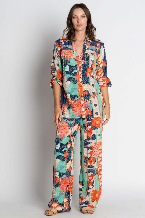 Wazuka Pant - Navy