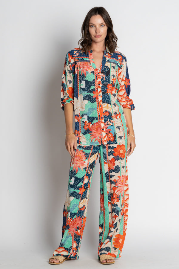 Wazuka Pant - Navy