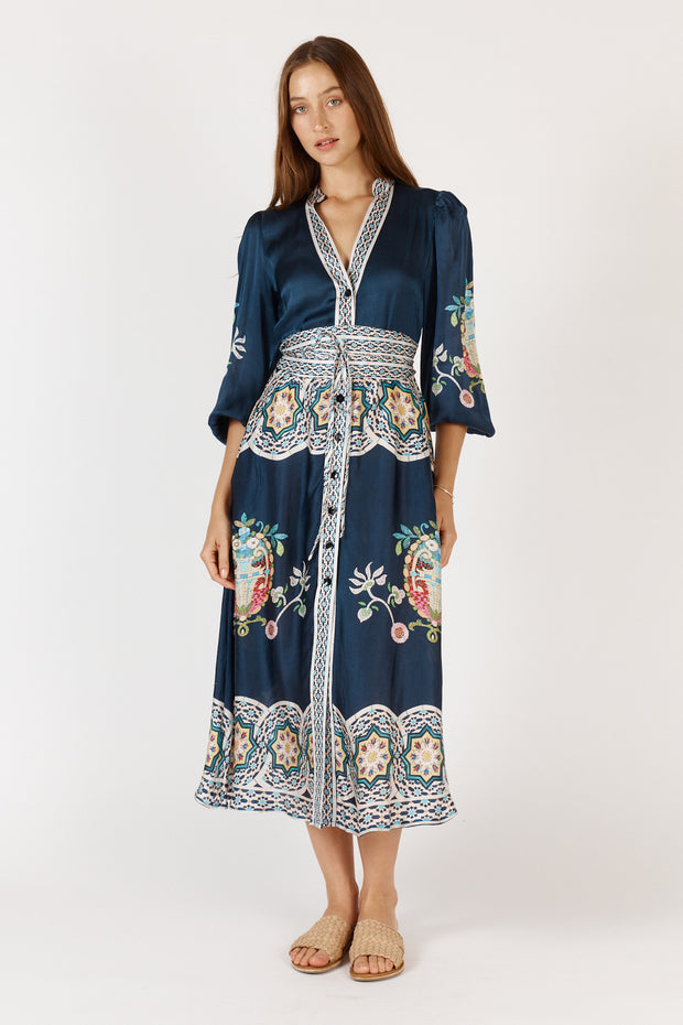Garcia Maxi Dress - Navy