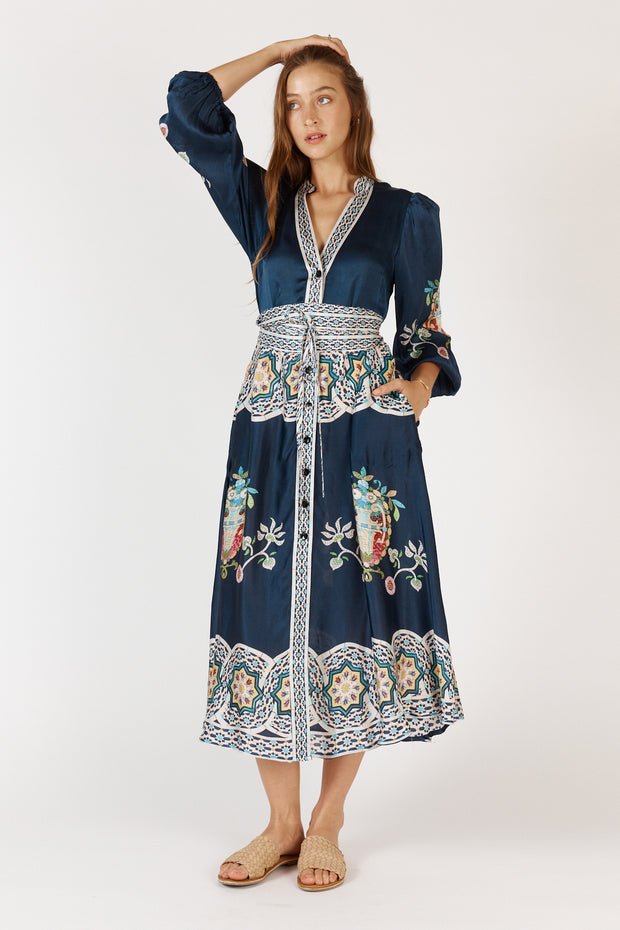 Garcia Maxi Dress - Navy