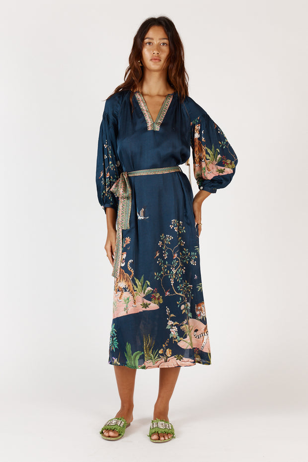 Machali Maxi Dress - Navy