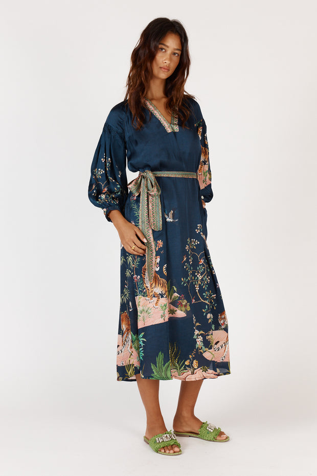 Machali Maxi Dress - Navy