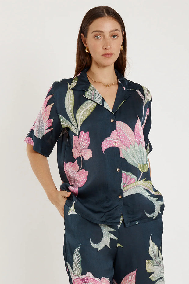 Ubud Top - Navy