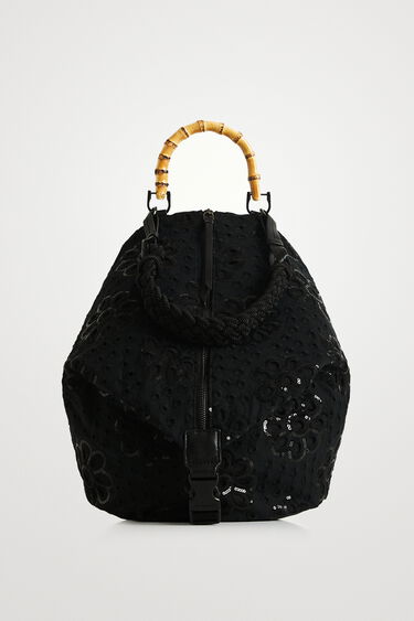 Embroidered ,Sequined Backpack